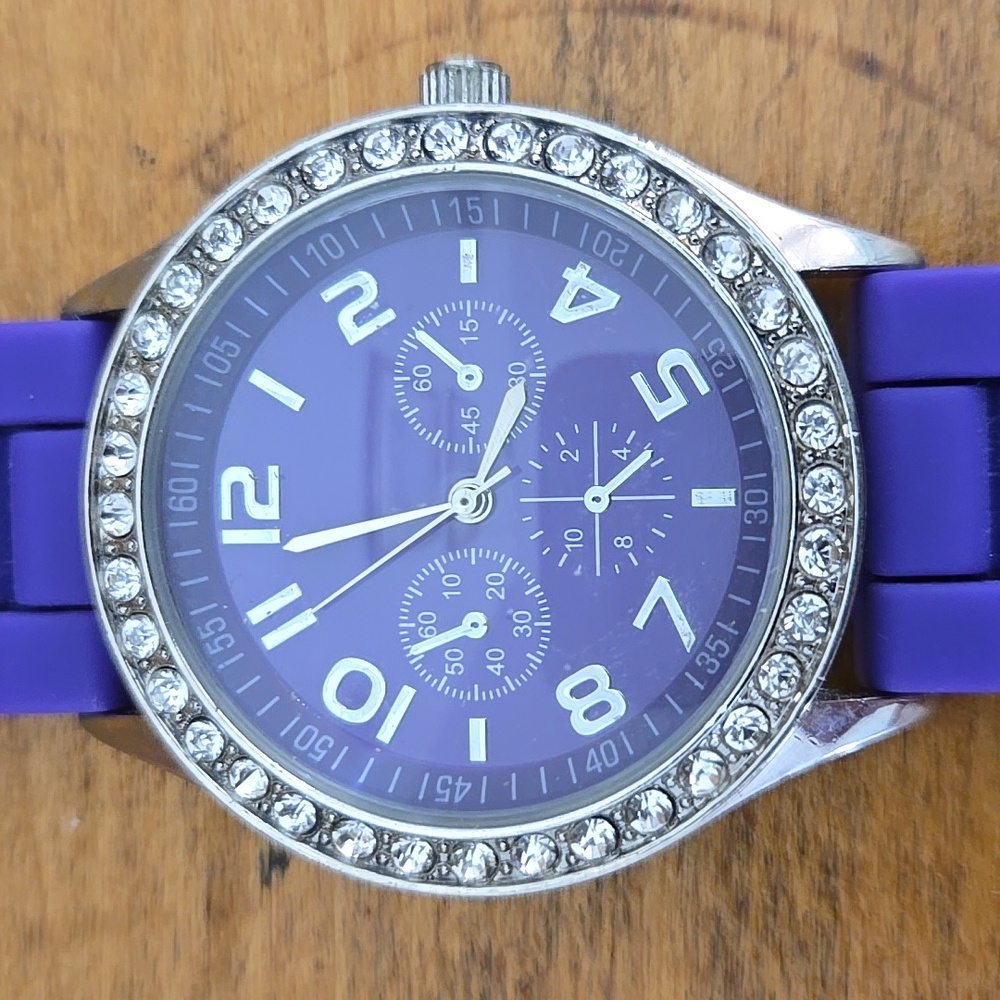 Darice Purple Bling Watch